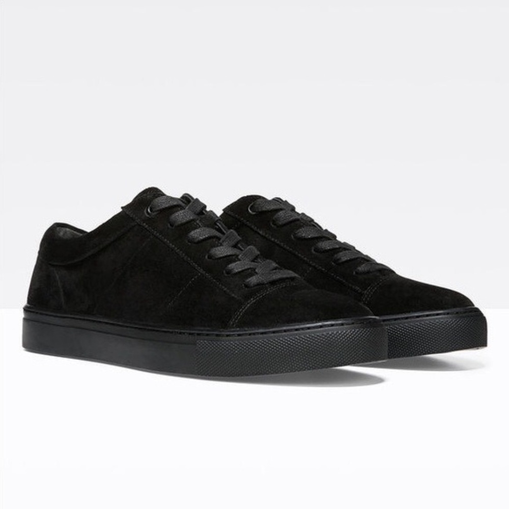 Vince Black Suede Sneakers